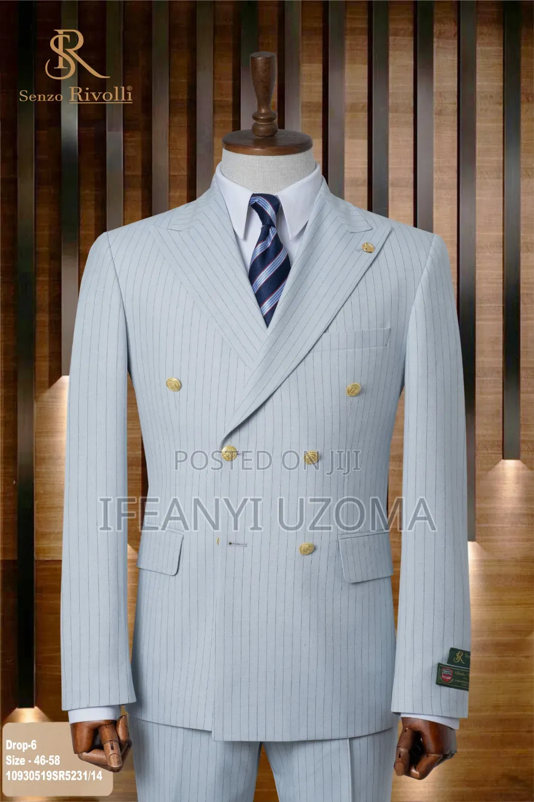 Double Breasted Luxury Designer Suit