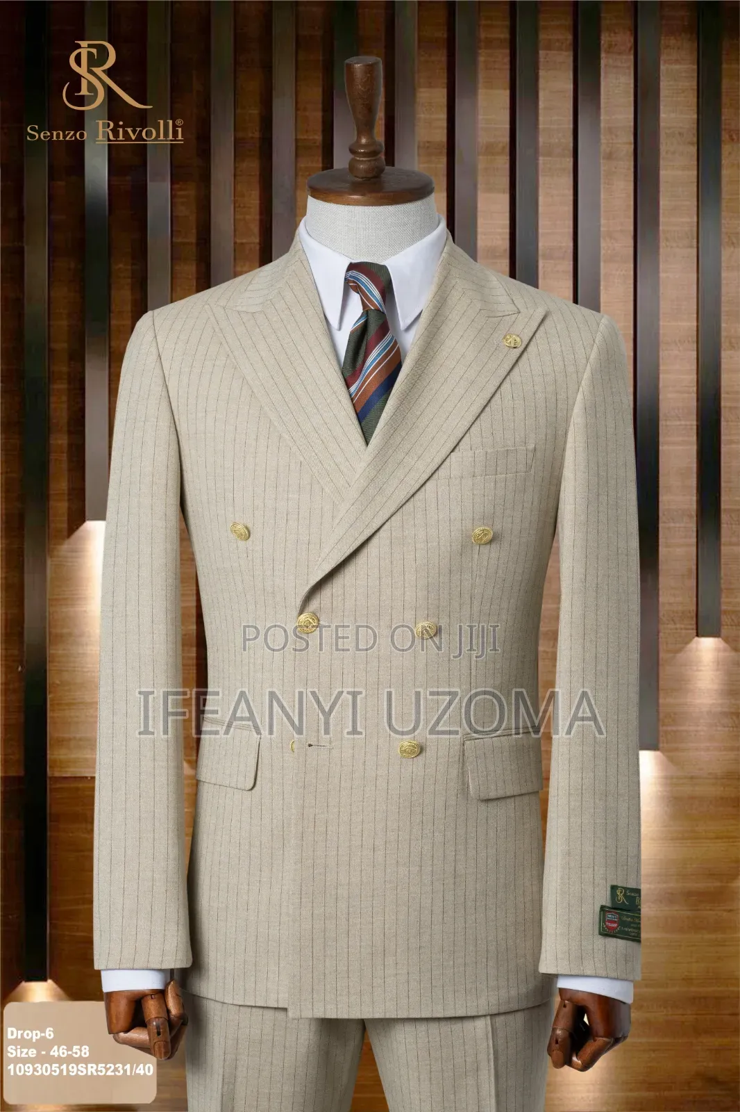 Double Breasted Luxury Designer Suit