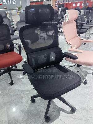Egornomic Office S8wivel Chair With Flip Armrest -Full Black
