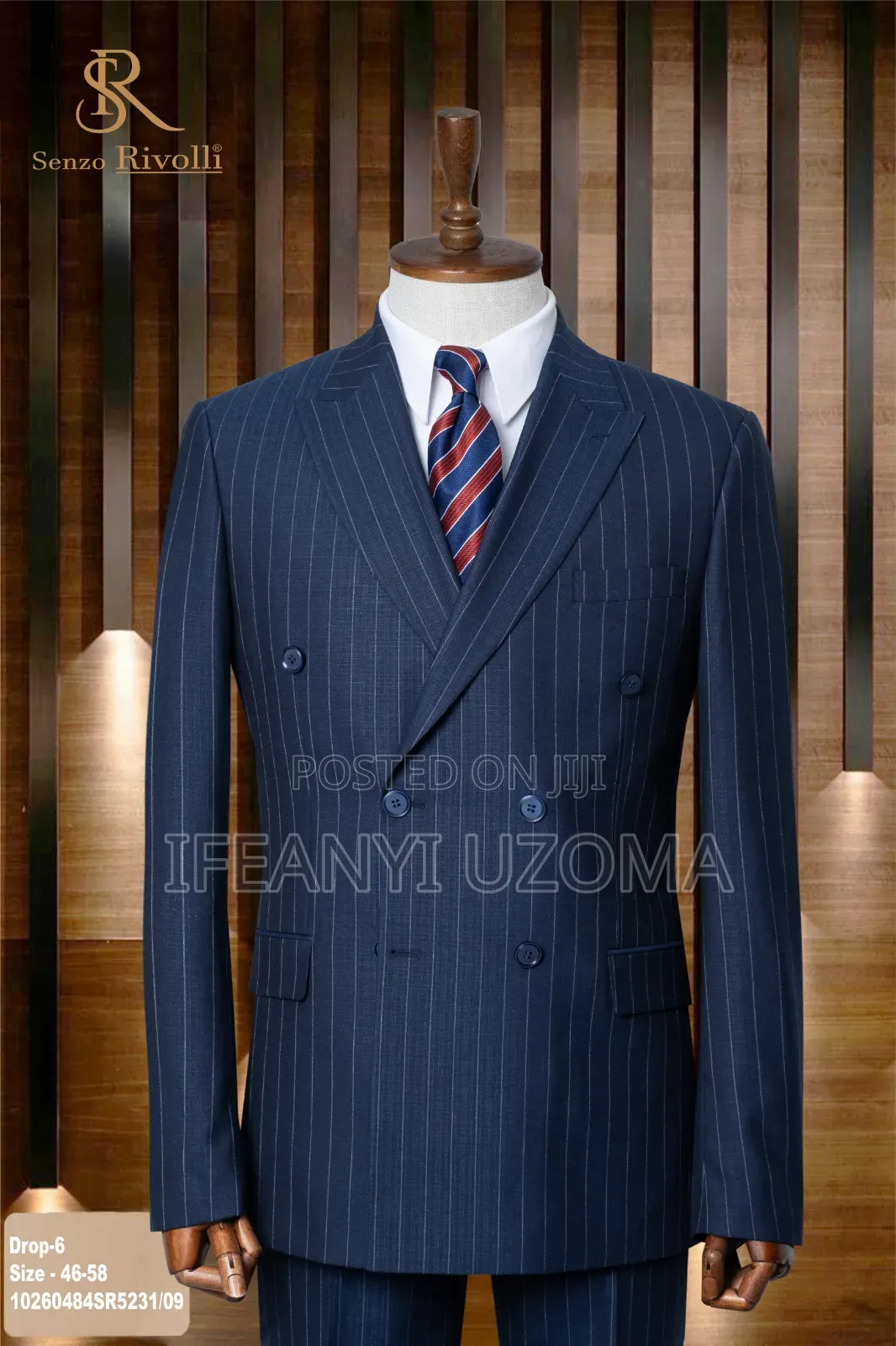 Double Breasted Luxury Designer Suit
