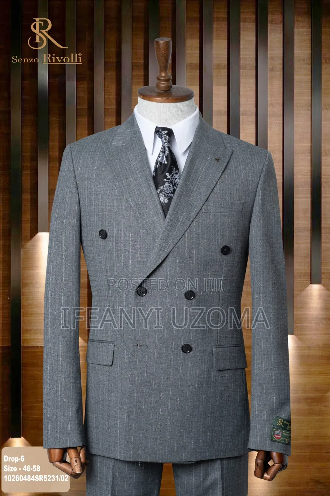 Double Breasted Luxury Designer Suit