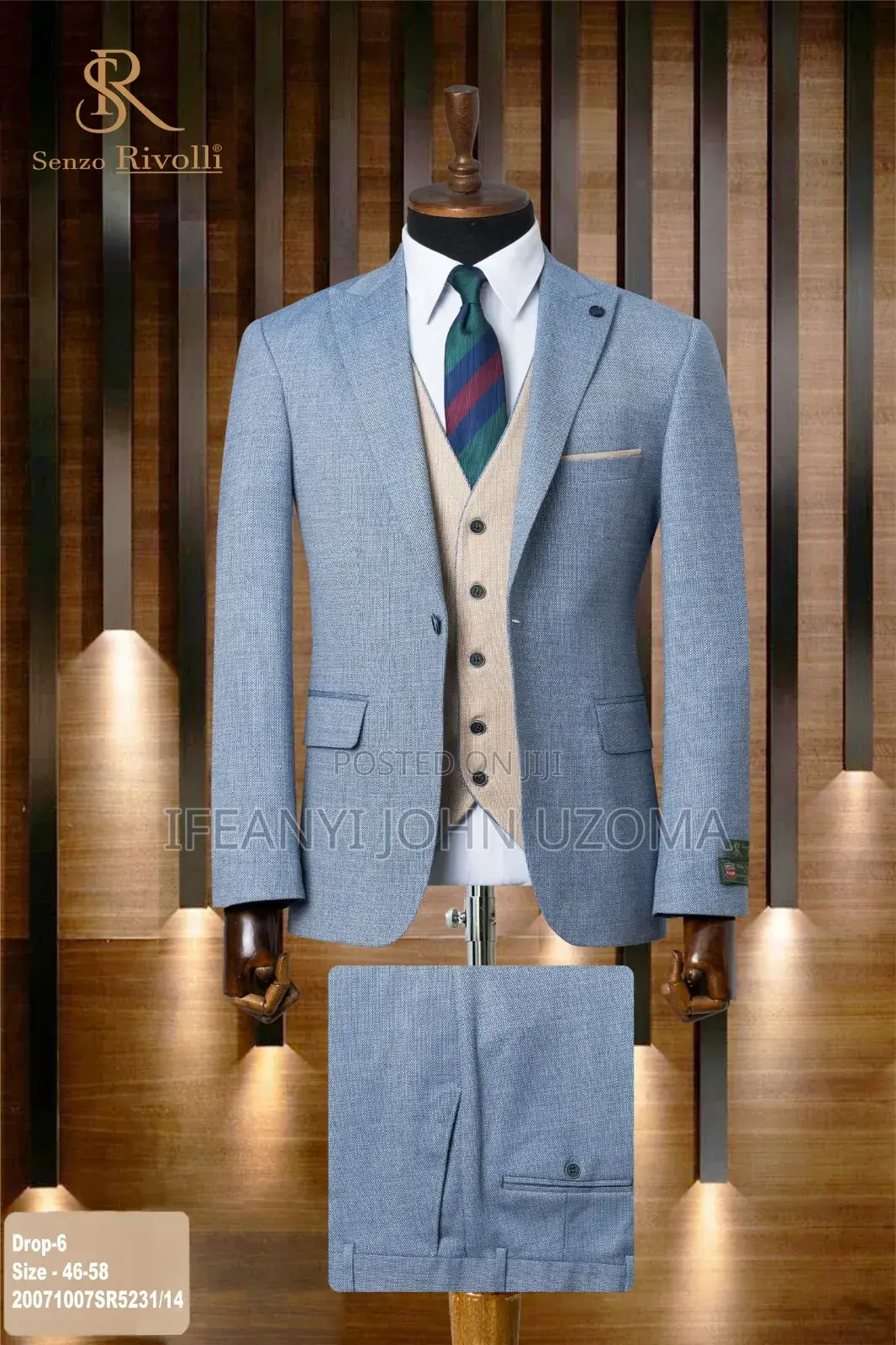 Quality Multi Colors Inner Jacket Classic Suits