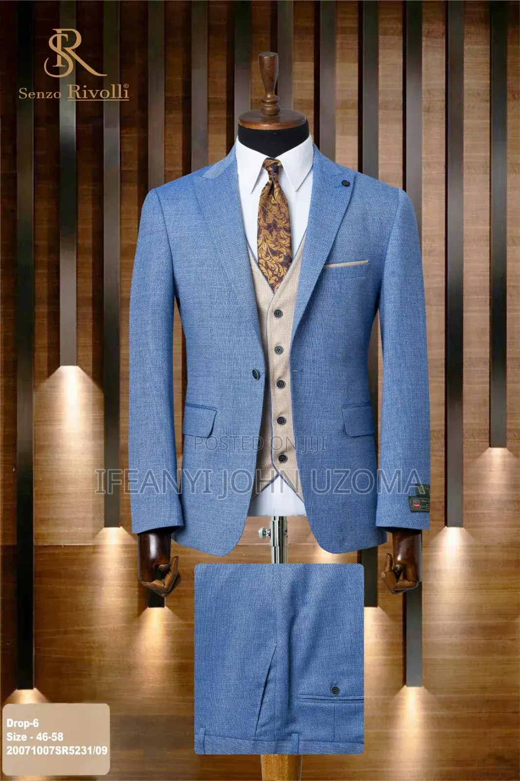 Quality Multi Colors Inner Jacket Classic Suits