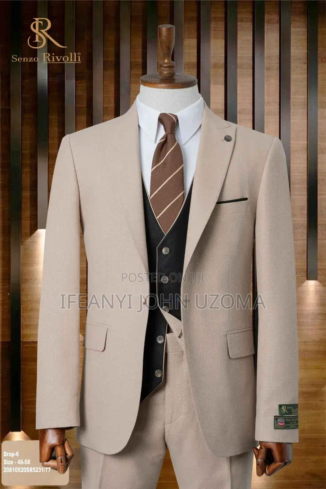 Quality Multi Colors Inner Jacket Classic Suits