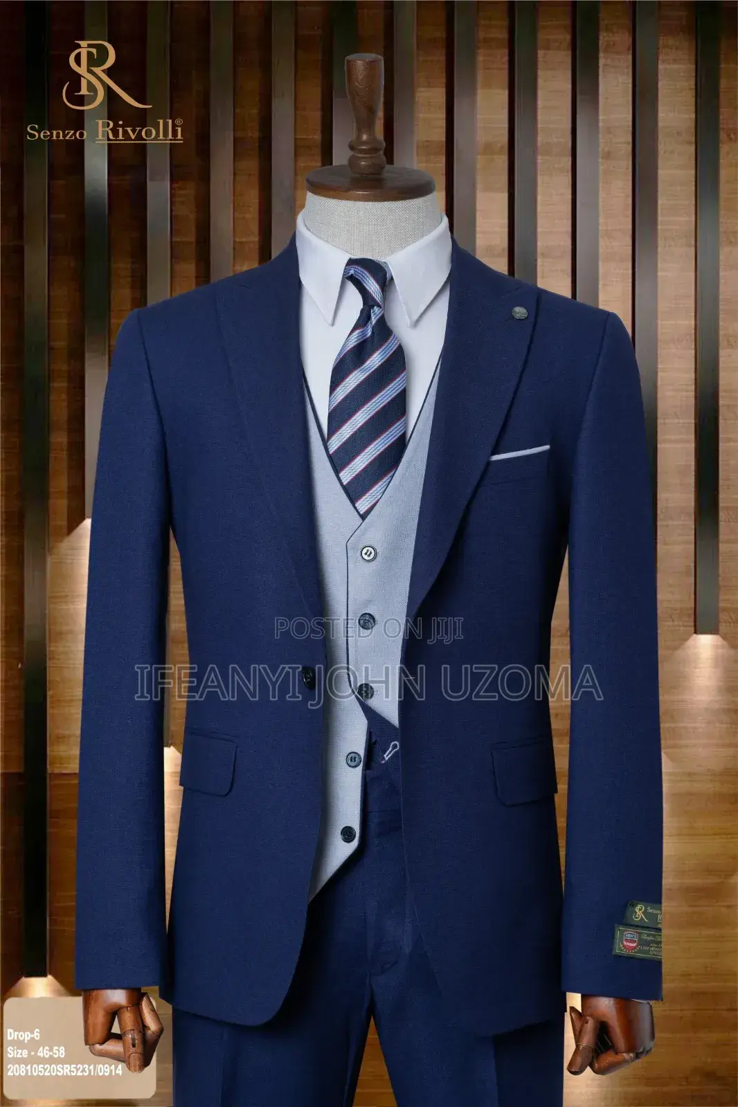 Quality Multi Colors Inner Jacket Classic Suits