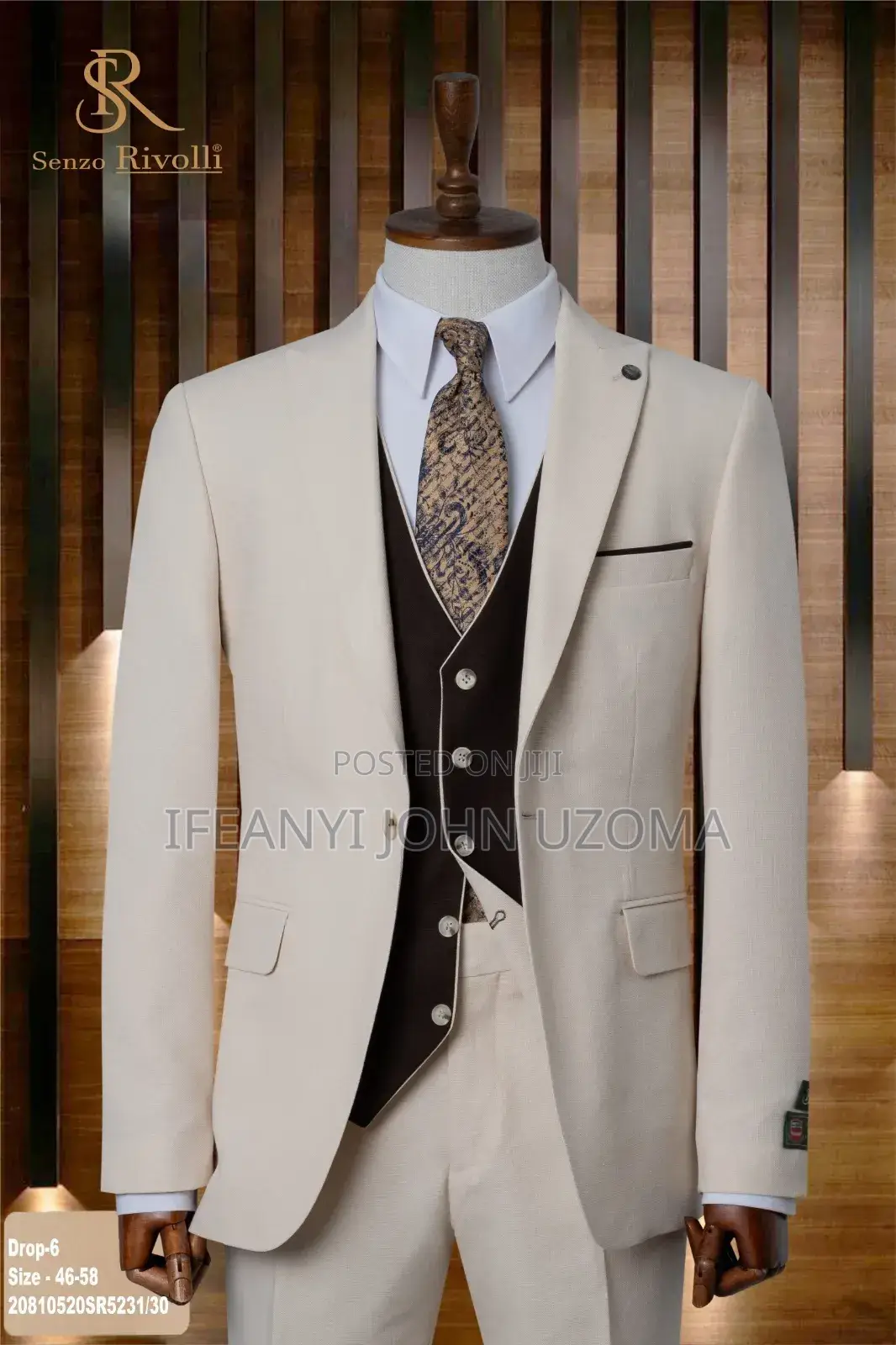 Quality Multi Colors Inner Jacket Classic Suits