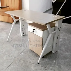 New Modern Office Table With K Metal Base