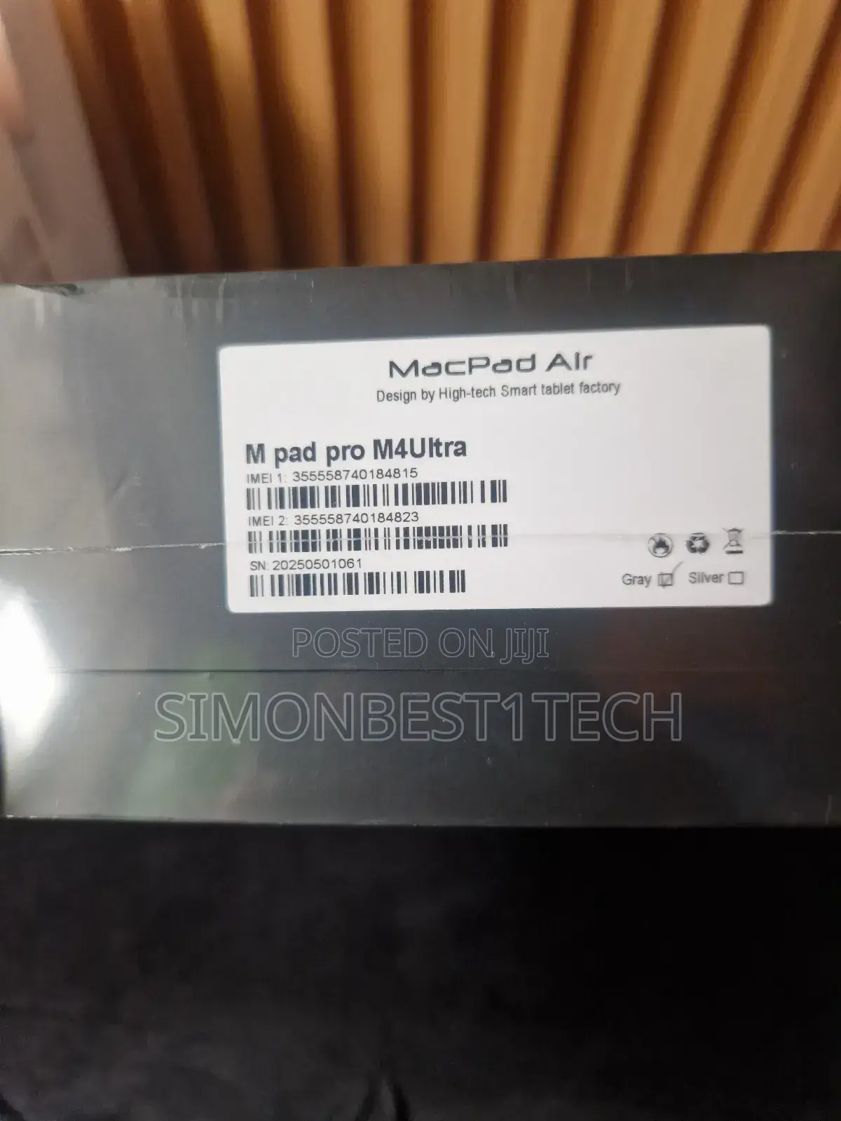 New MacPad Air MPad M4 Ultra 1 TB Gray