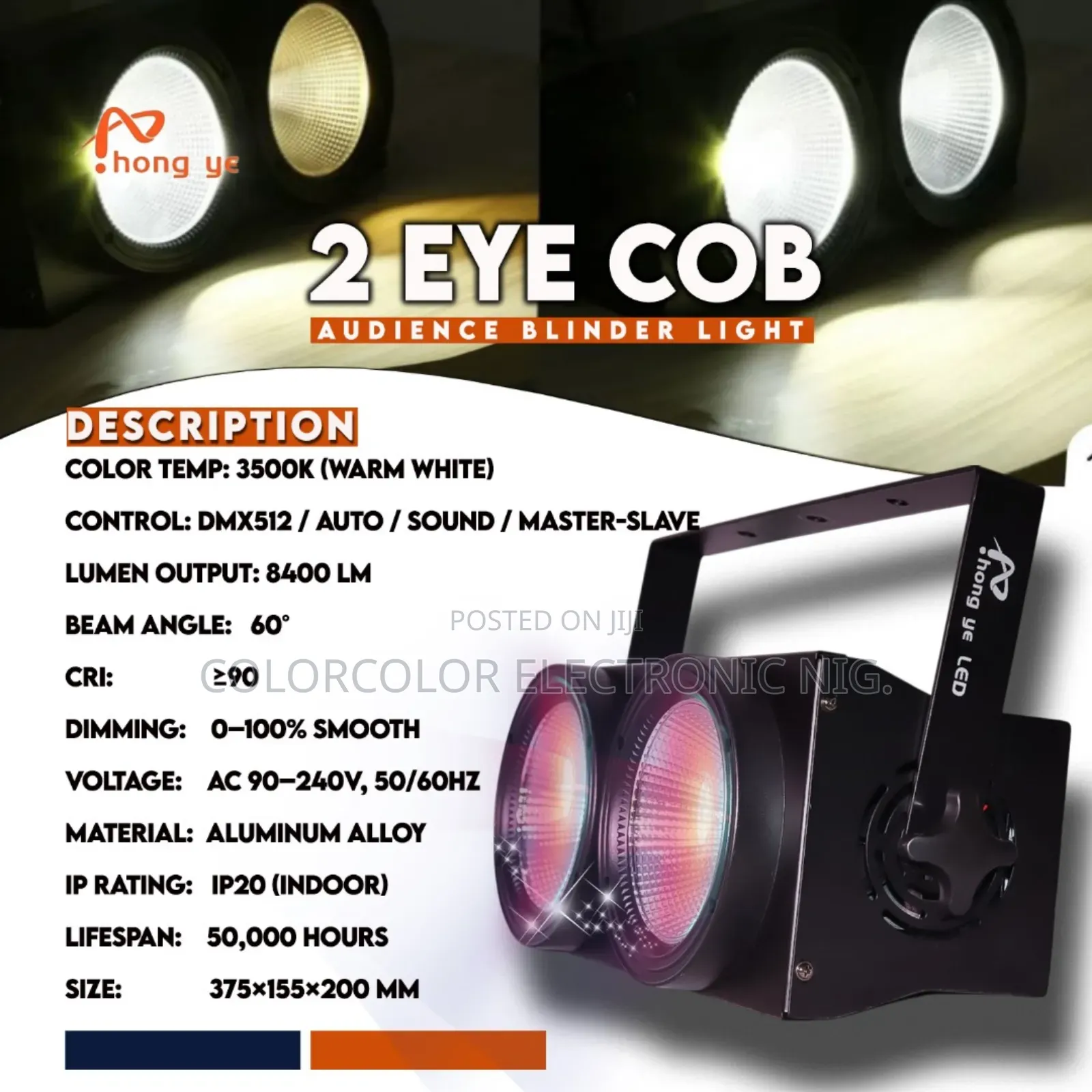 Cob Light 2 Eye Audience