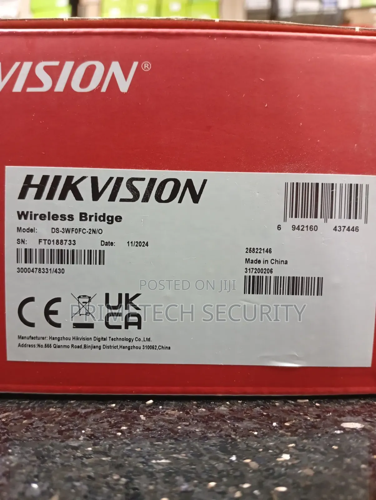 Security Hikvision Smart Managed Outdoor Wireless Bridge