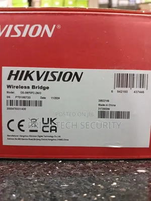 Security Hikvision Smart Managed Outdoor Wireless Bridge