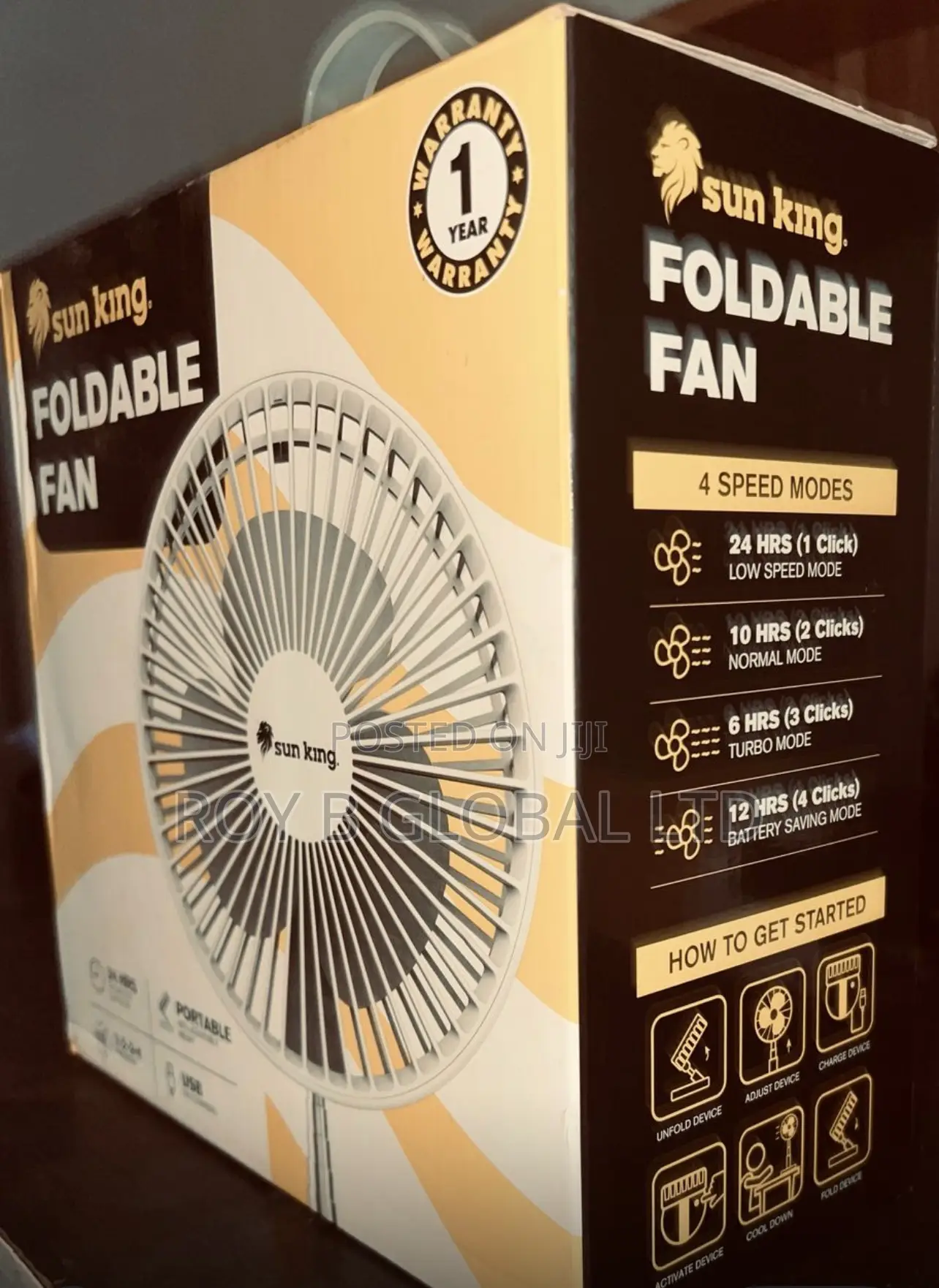 Sunking Foldable Fan