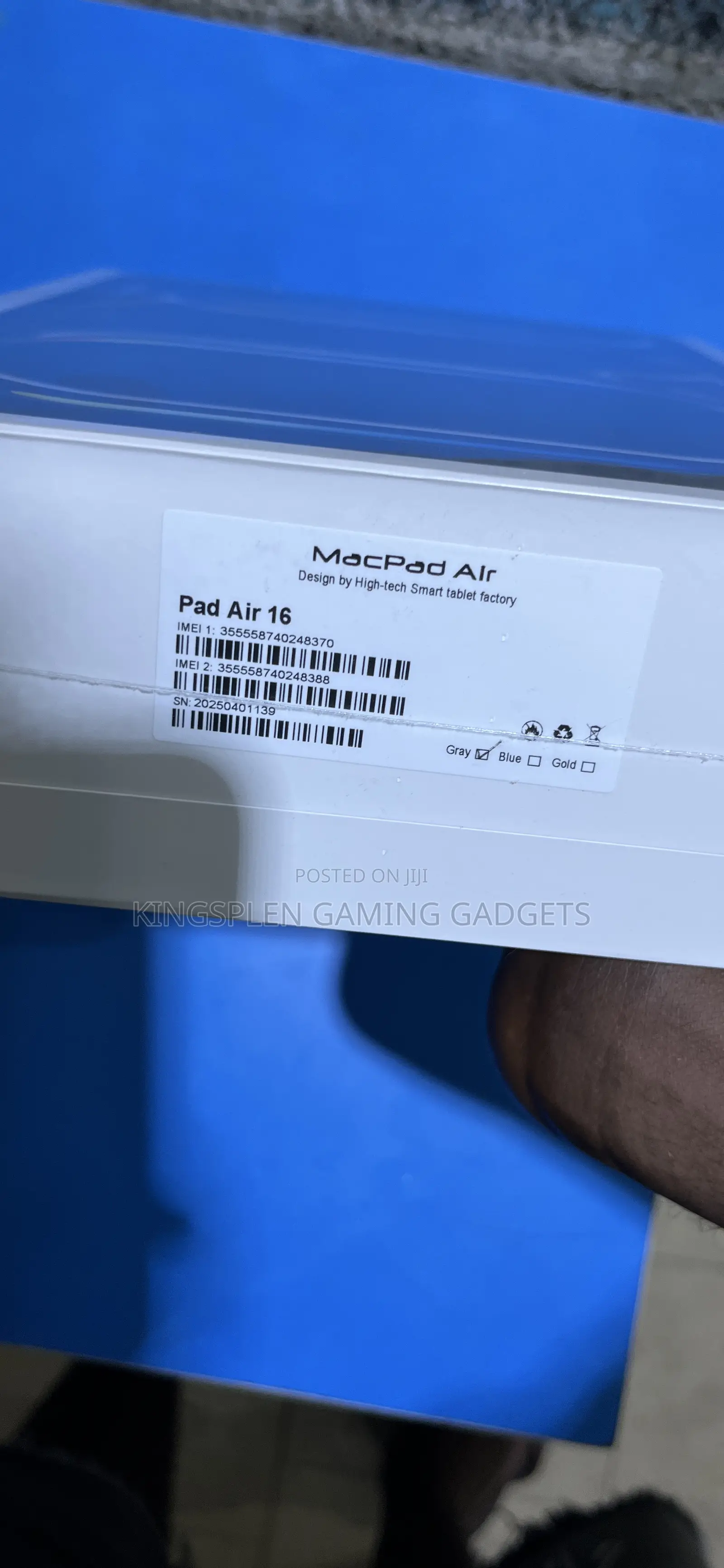 New MacPad Air S10 Ultra 1 TB Gray