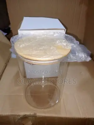 3ltr Broscilicate Container With Bamboo Lid
