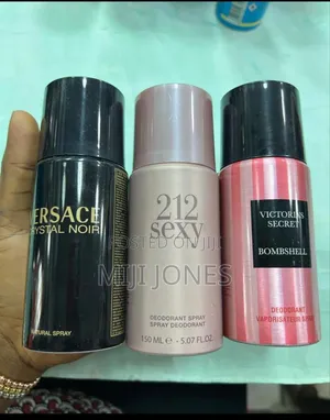 "Designer Delight: 3 Body Sprays For Her/Him"