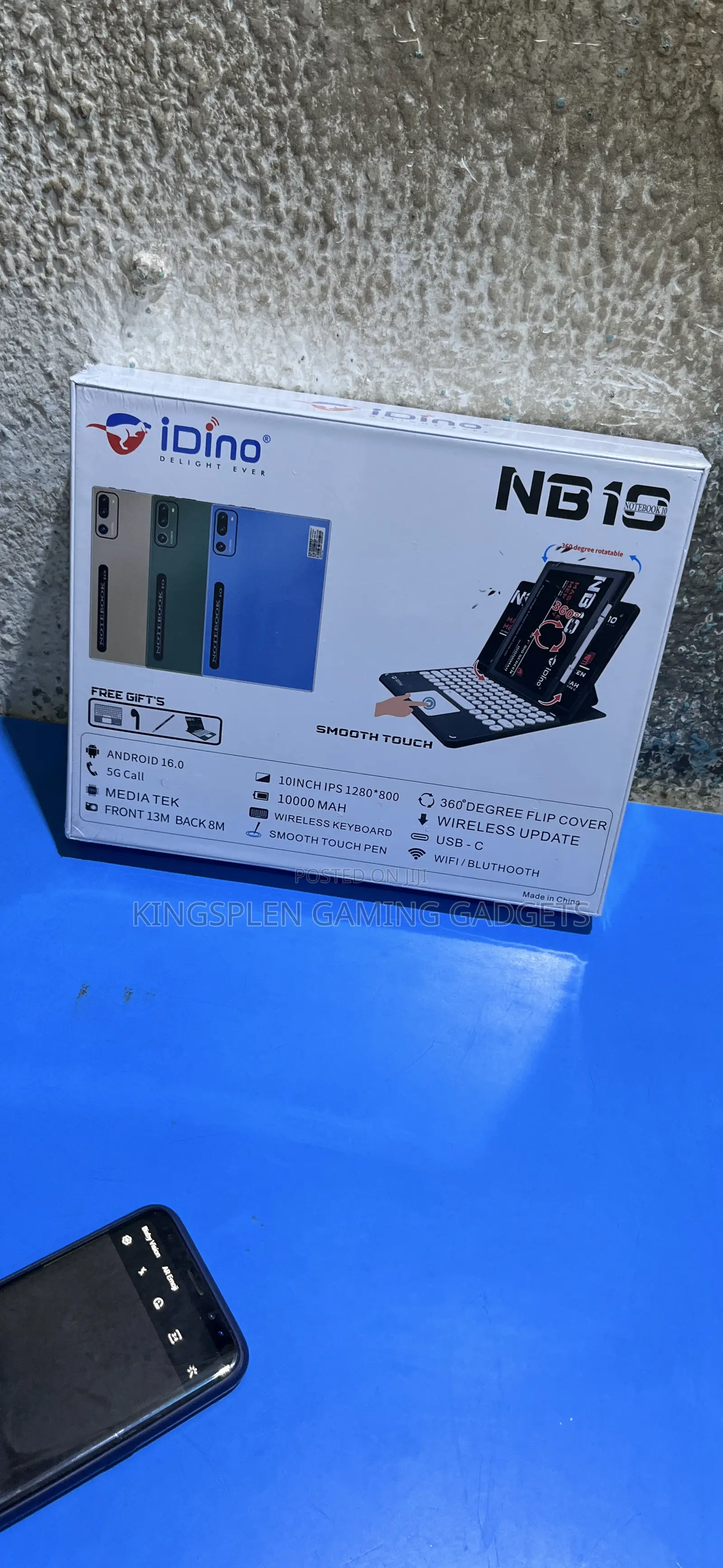 New Idino Notebook 10 512 GB Blue