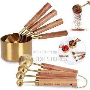 Gold Measuring Spoon and Cups
