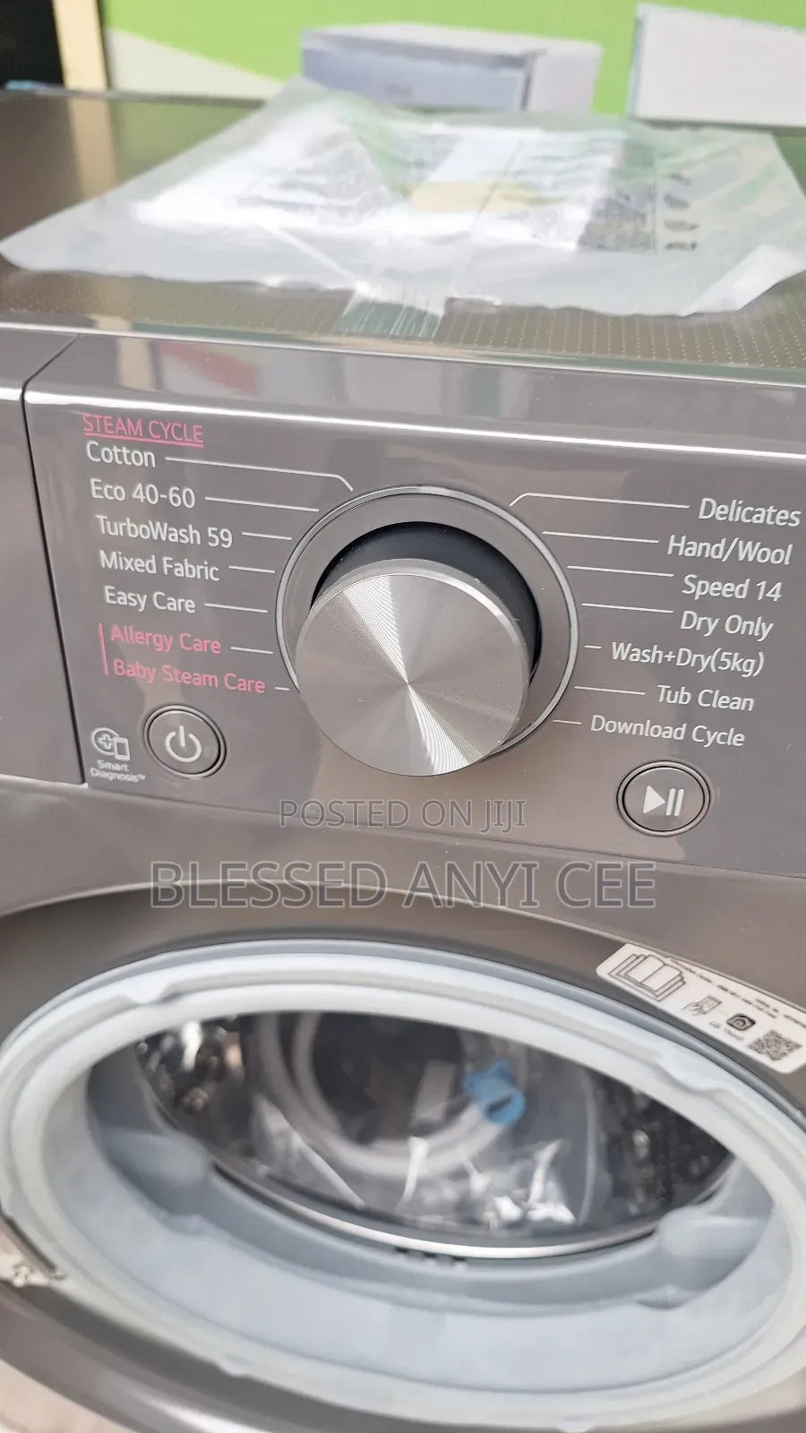 New Lg Inverter (9/5) Wash and Dryer Automatic Front Loader