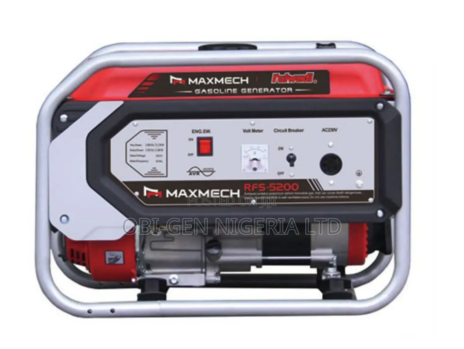 Maxmech Rfs5200 Manual Start Generator Set