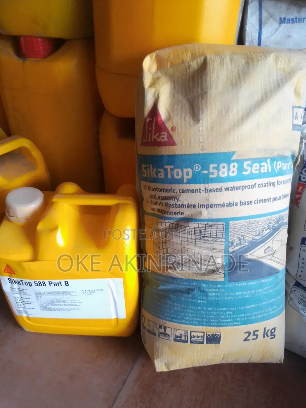 Sikatop-588 Seal Elastomeric Cement-Based Waterproofing and Coating
