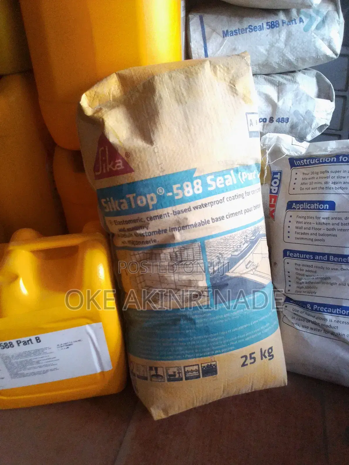 Sikatop-588 Seal Elastomeric Cement-Based Waterproofing and Coating