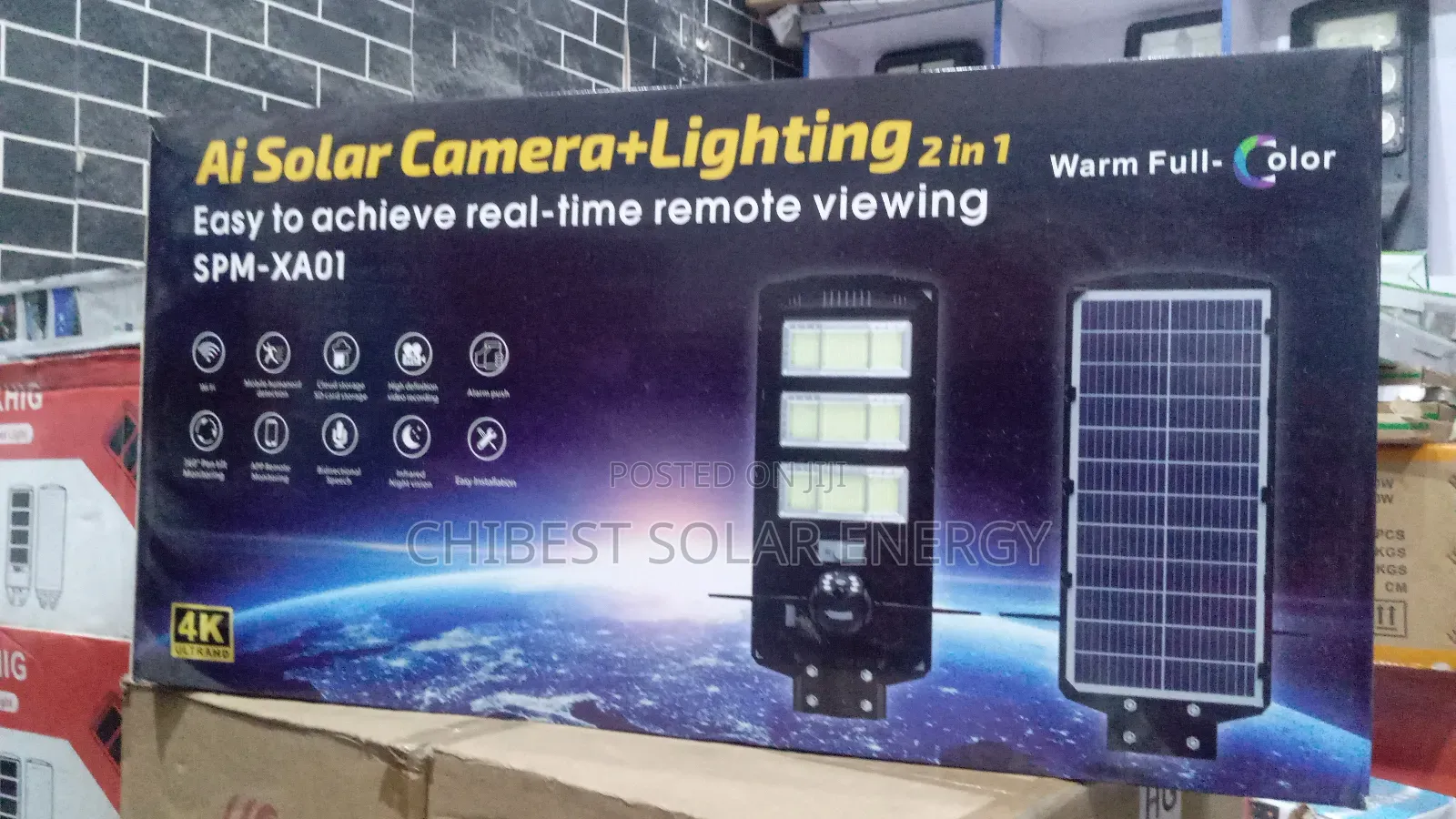 450w Solar Streetlight With Camera