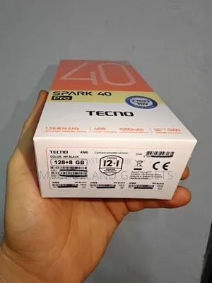 New Tecno Spark 30 Pro 256 GB Black