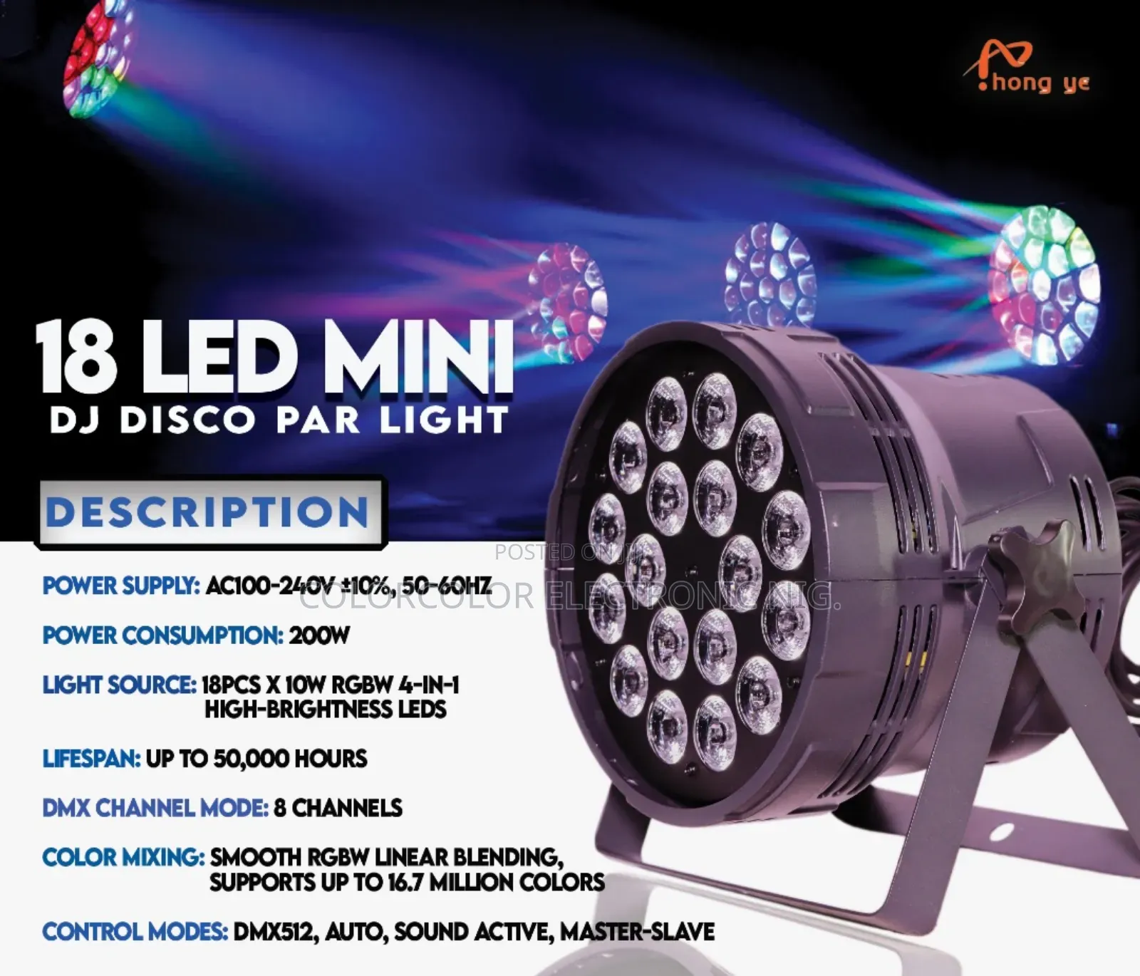 Led Par 18 Bulms