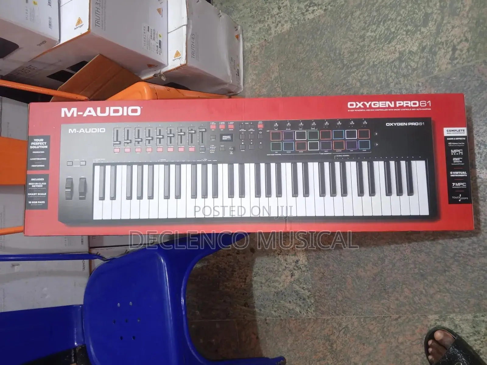 M-Audio Oxygen Pro61 Powerful Usb Midi Controller With Smart