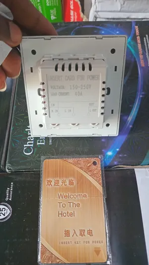 Grey Colour Smart Key Card Switches
