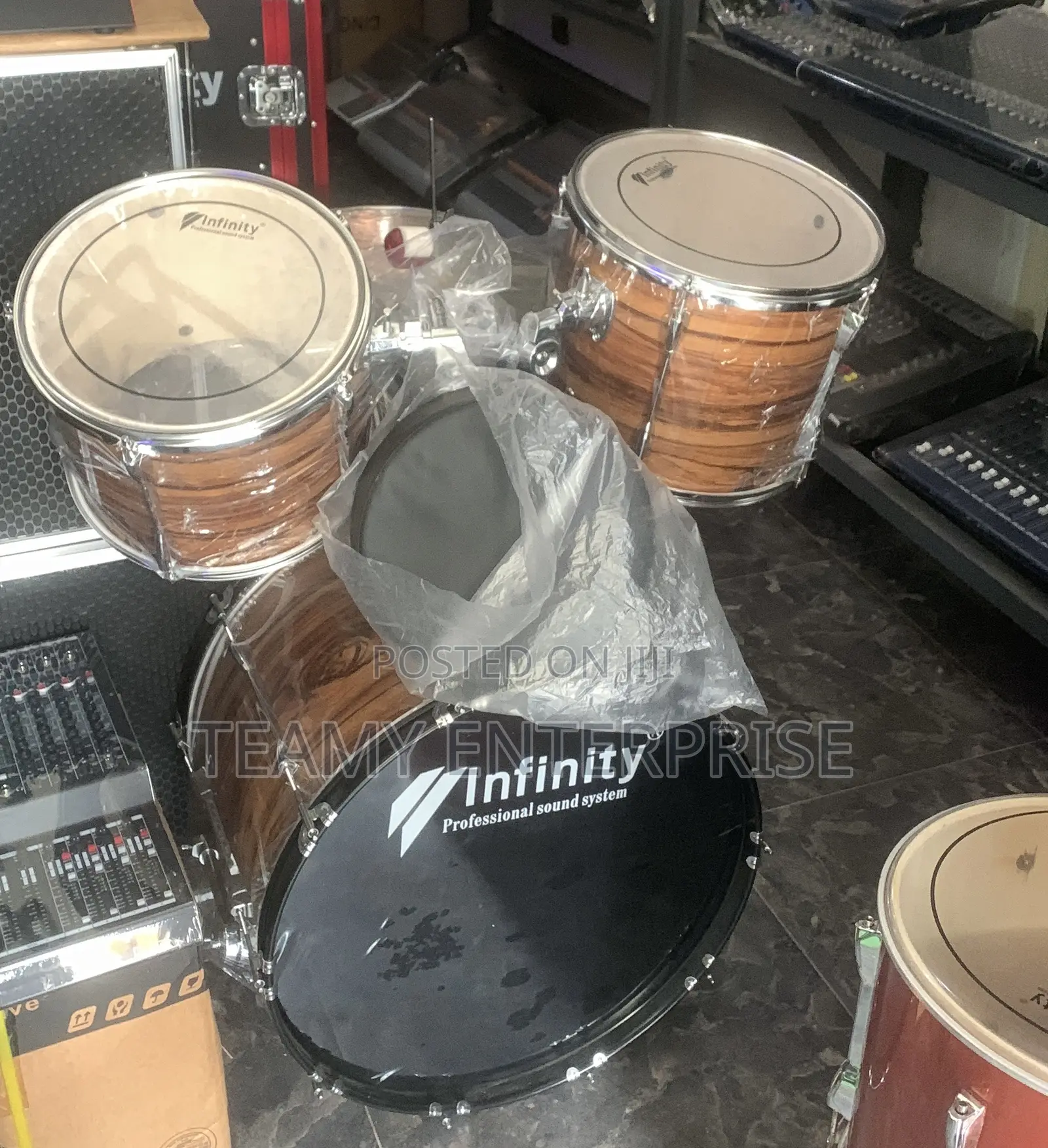 Infinity Drum Set - 5 Piece Complete Quality Drumset