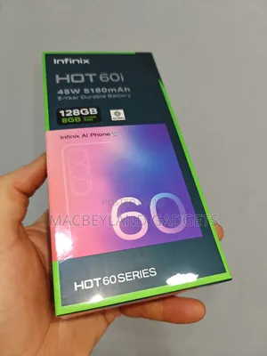 New Infinix Hot 60i 128 GB Blue