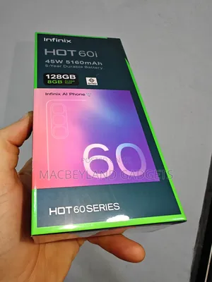 New Infinix Hot 60i 128 GB Blue