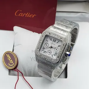 Cartier Chronograph Stainless Ladies Wristwatch
