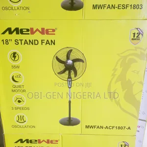 Mewe Powerful Quality Stand Fan 18" Inch-esf1803