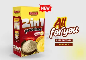 Profit 2in1 Beans Custard Powder 500g Puff Puff Mix