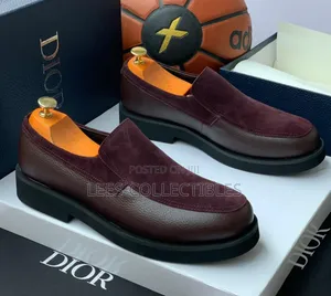 Top Quality Dior Leather X Suede Laceless Shoes