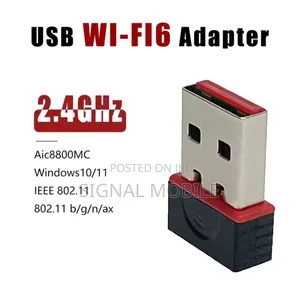 Wifi 6 Usb Adapter Network Signal Reception
