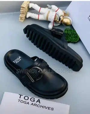 High Quality Men’S Black Half Shoes