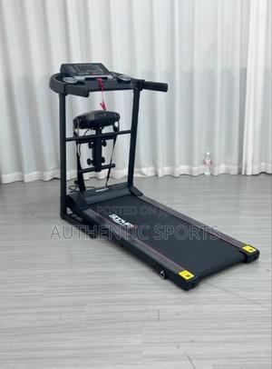 2.5hp Treadmill With Massager, Incline and Dumbells.