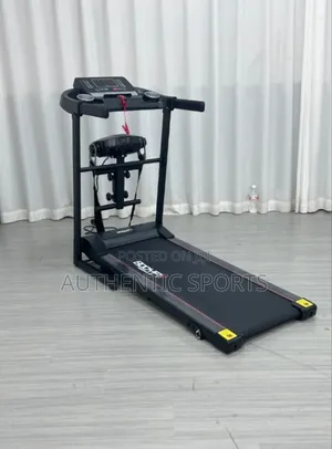 2.5hp Treadmill With Massager, Incline and Dumbells.
