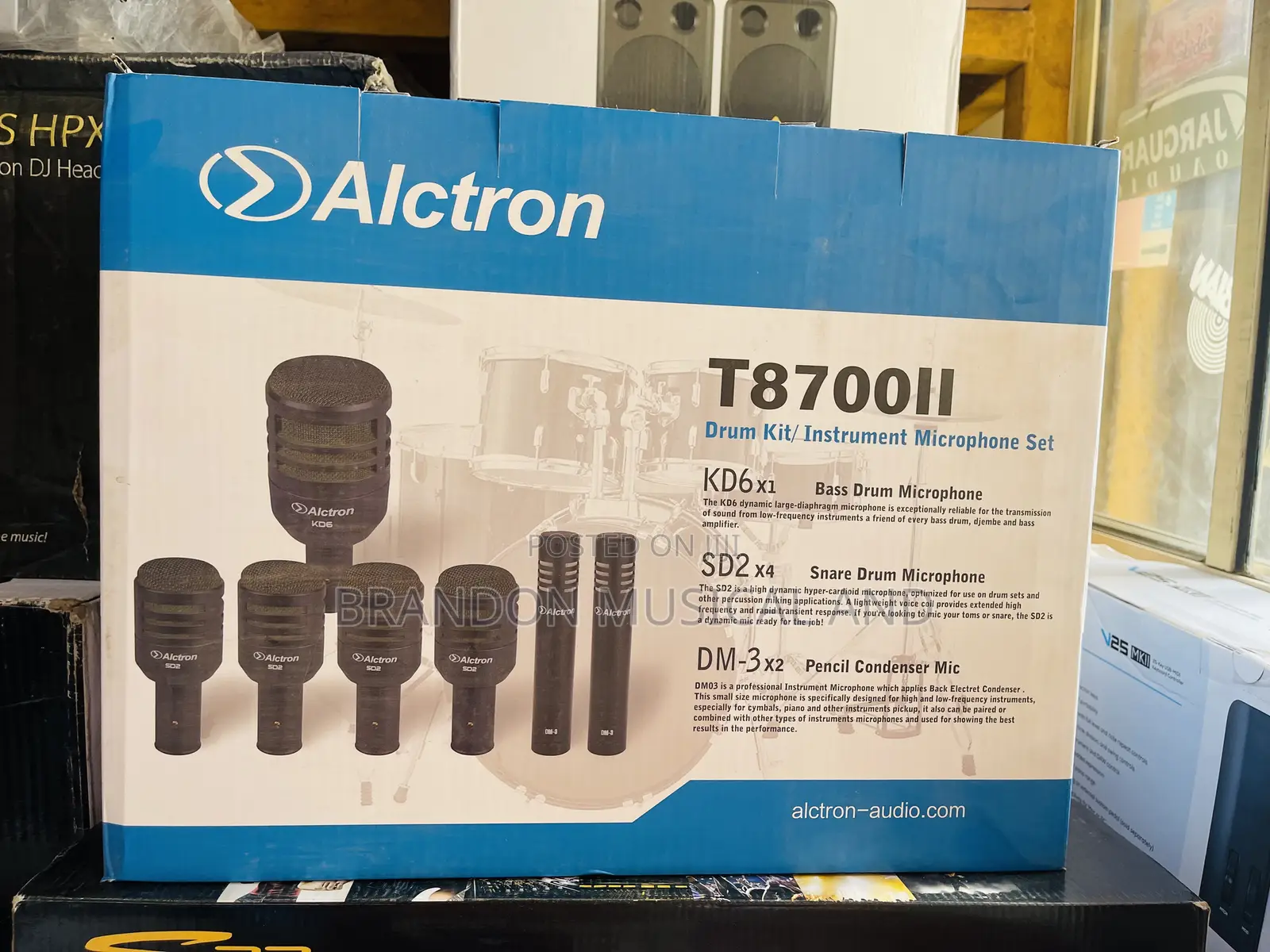 Alctron 7pcs Drum Microphone