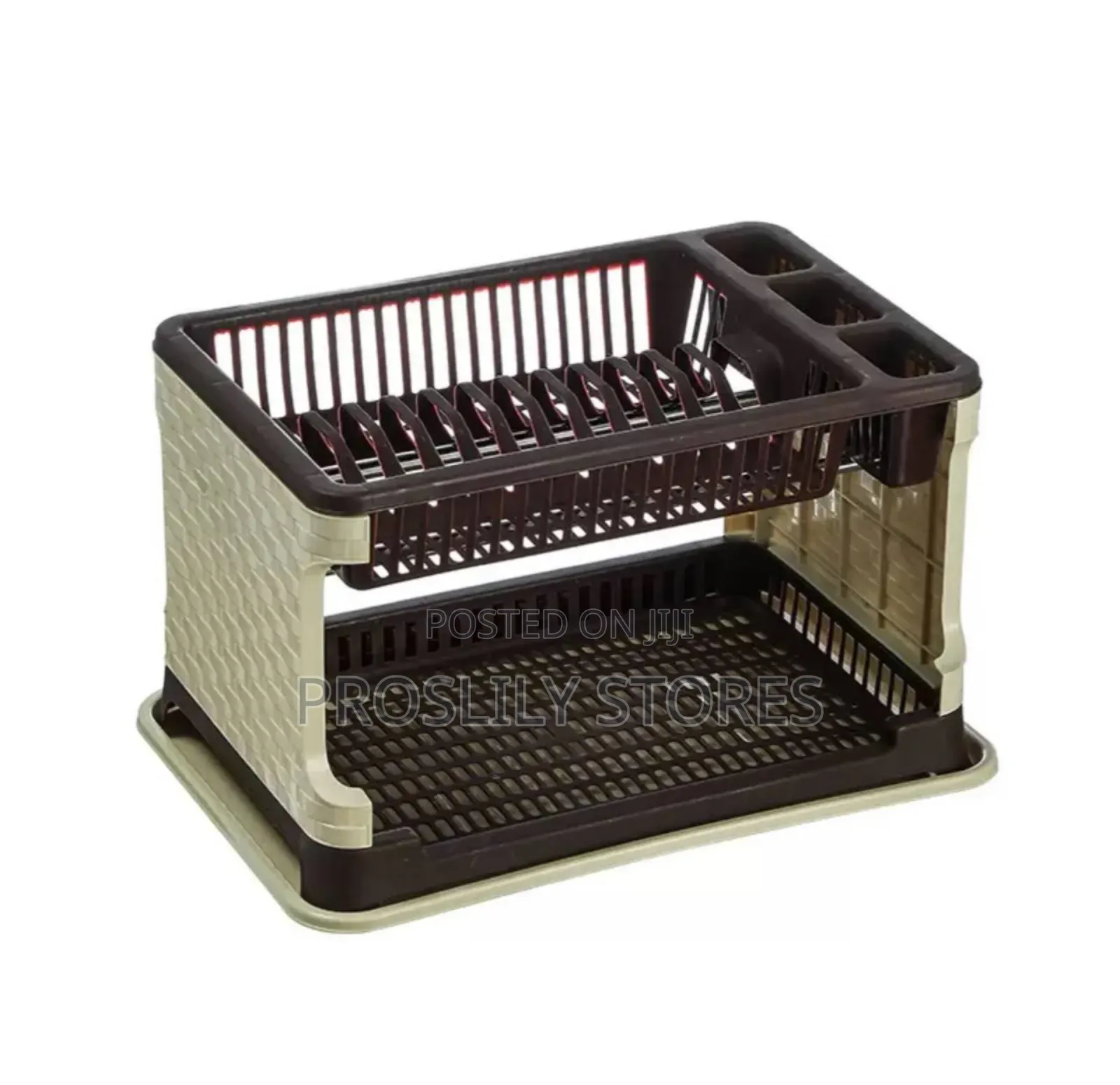 Rattan Plastic Dish Drainer