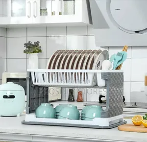 Rattan Plastic Dish Drainer