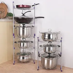 5-Layers Kitchen/Bathroom Shelf Portable Space Saving Basin