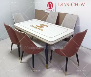 High Quality Executive 6 Seaters Dining Table With 6 Chairs