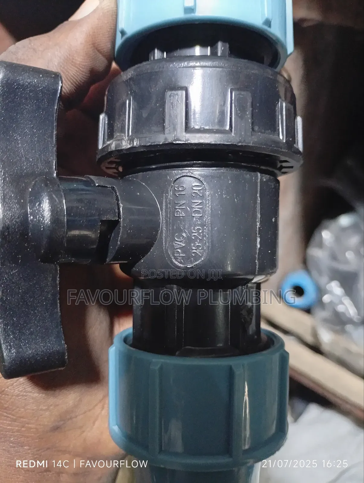 25mm Hdpe Compression Valve