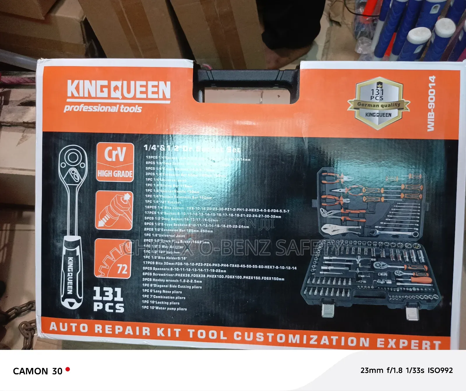 131pcs Taiwan Professional Tools Set