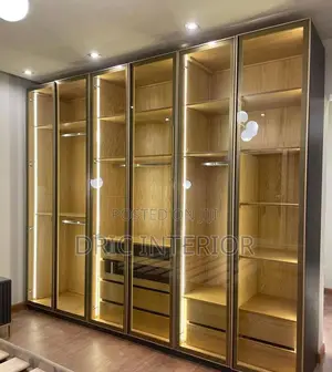 Walk in Closet With Glass Doors