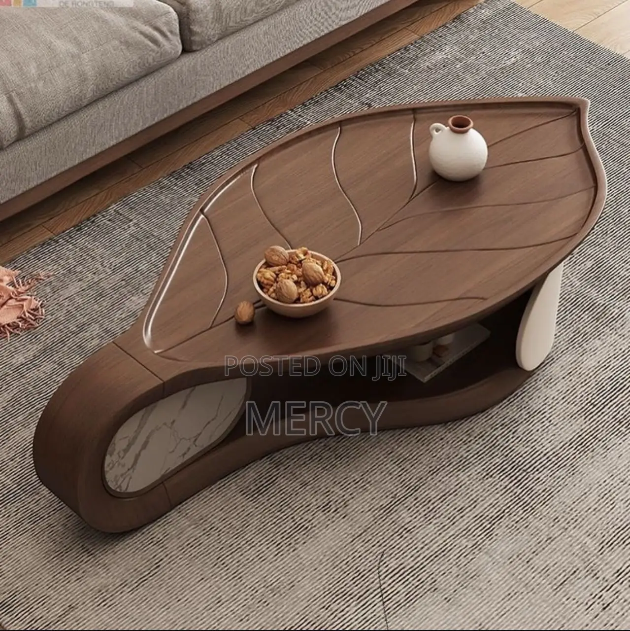 Refined Wooden Coffee Table